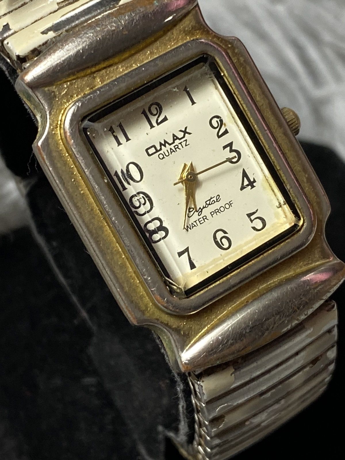 Other Vintage Omax Gold-Tone Rectangular Watch - Japanese Brand Size ONE SIZE - 4 Thumbnail