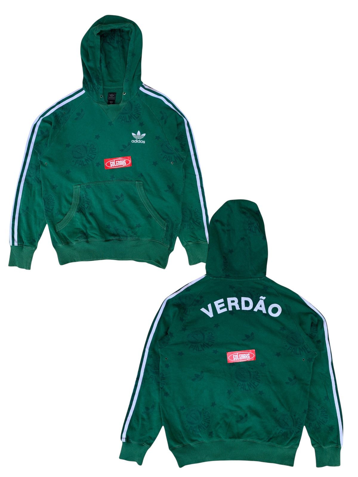 Adidas Adidas Palmeiras sweatshirt hoodie rare Size US S / EU 44-46 / 1 - 1 Thumbnail