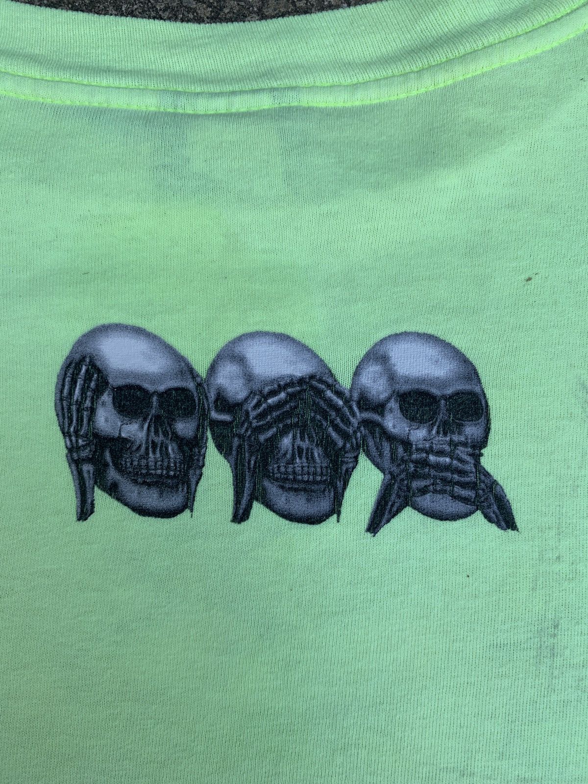 Vintage y2k Extreme Limit Skull Tribal Graphic Trash Tee Size US XL / EU 56 / 4 - 4 Thumbnail