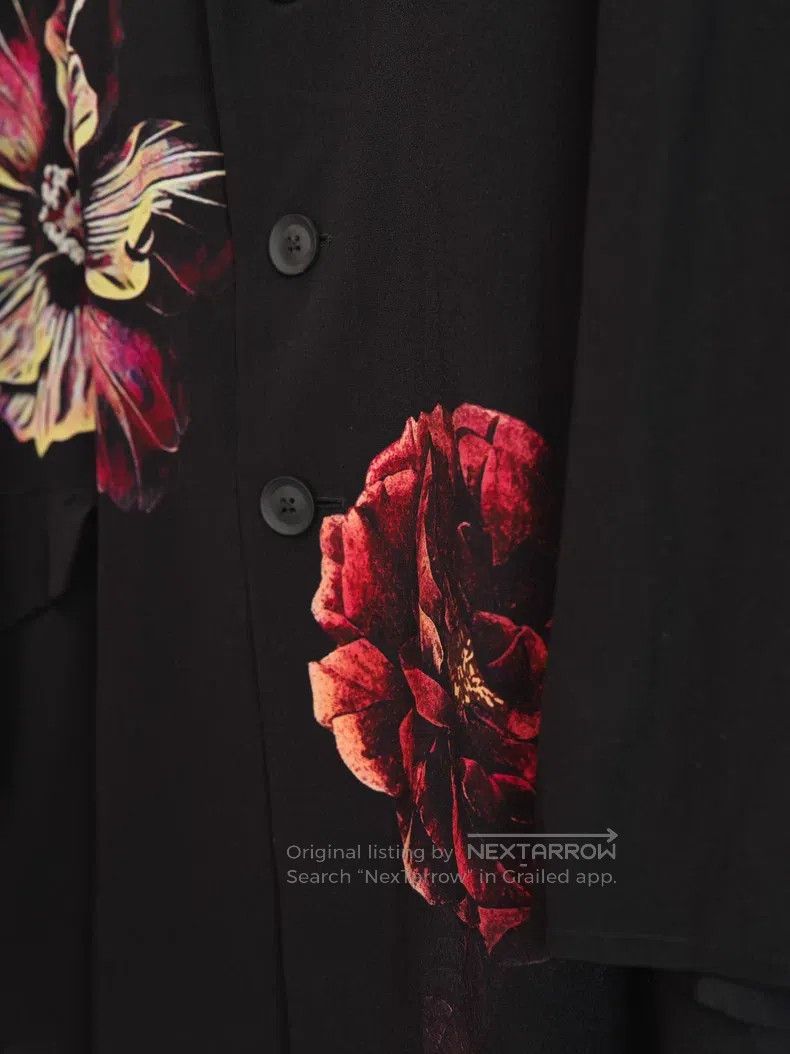 Yohji Yamamoto YOHJI YAMAMOTO Floral Silk Jacket Size US M / EU 48-50 / 2 - 5 Thumbnail