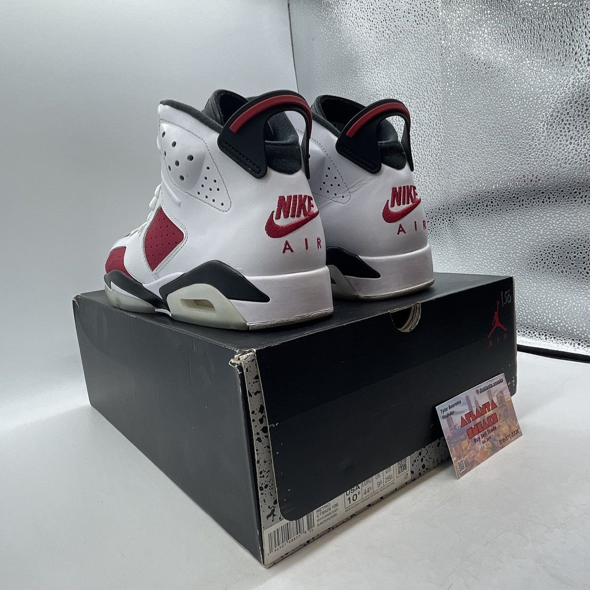 Jordan Brand Air Jordan 6 carmine Size US 10.5 / EU 43-44 - 4 Thumbnail