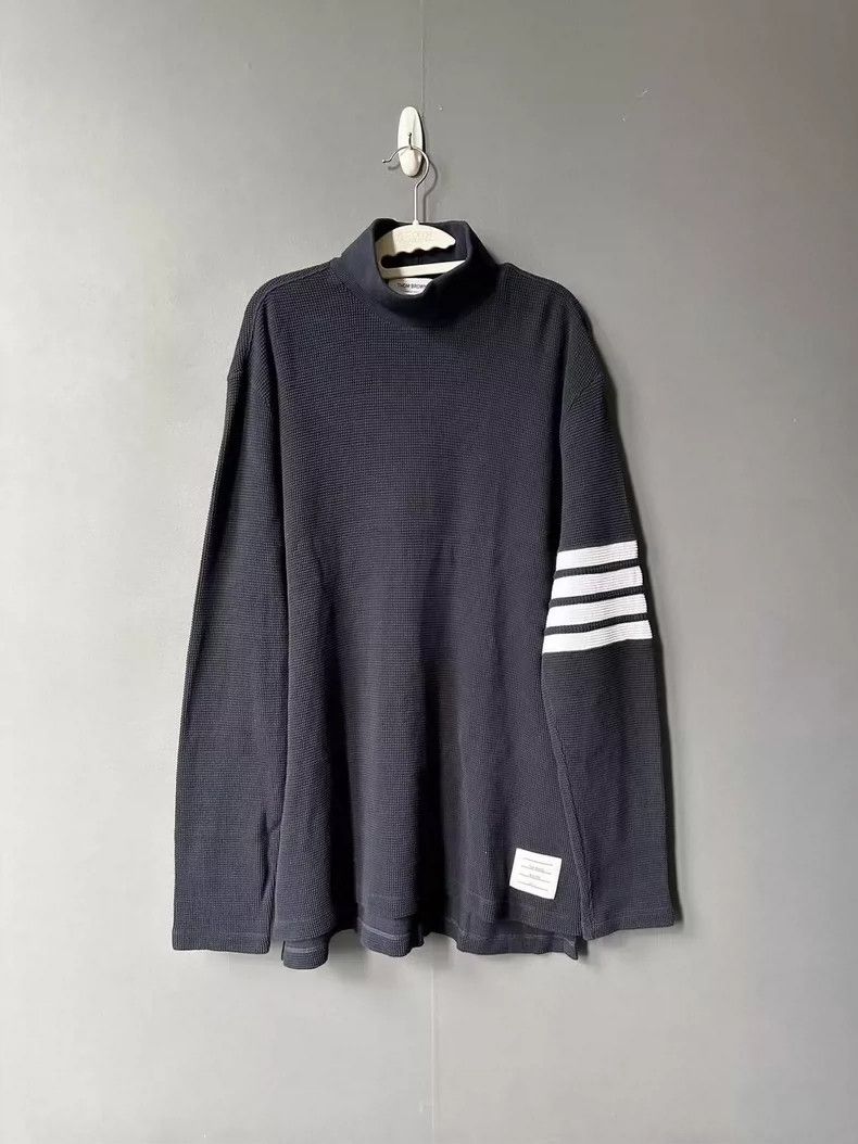 Thom Browne Thom Browne size5 High collar waffle long sleeves Size US XXL / EU 58 / 5 - 1 Thumbnail