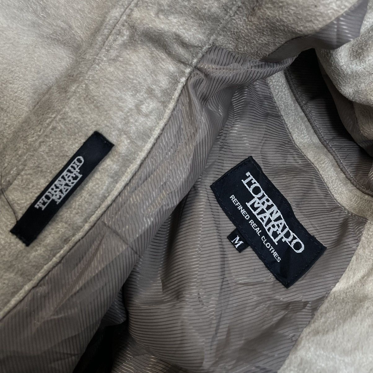 Tornado Mart 🇯🇵 TORNADO MART MOLESKIN BELTED TRENCH COAT Size US M / EU 48-50 / 2 - 14 Thumbnail