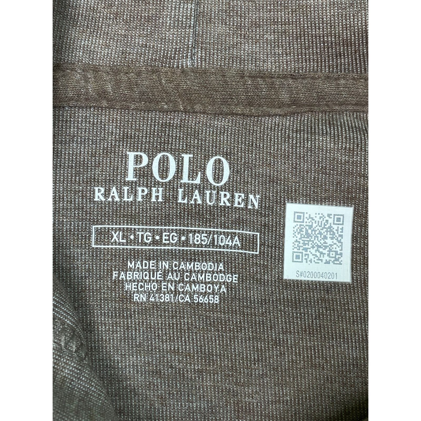 Polo Ralph Lauren Polo Brown Zip Up Hoodie Size US XL / EU 56 / 4 - 5 Thumbnail