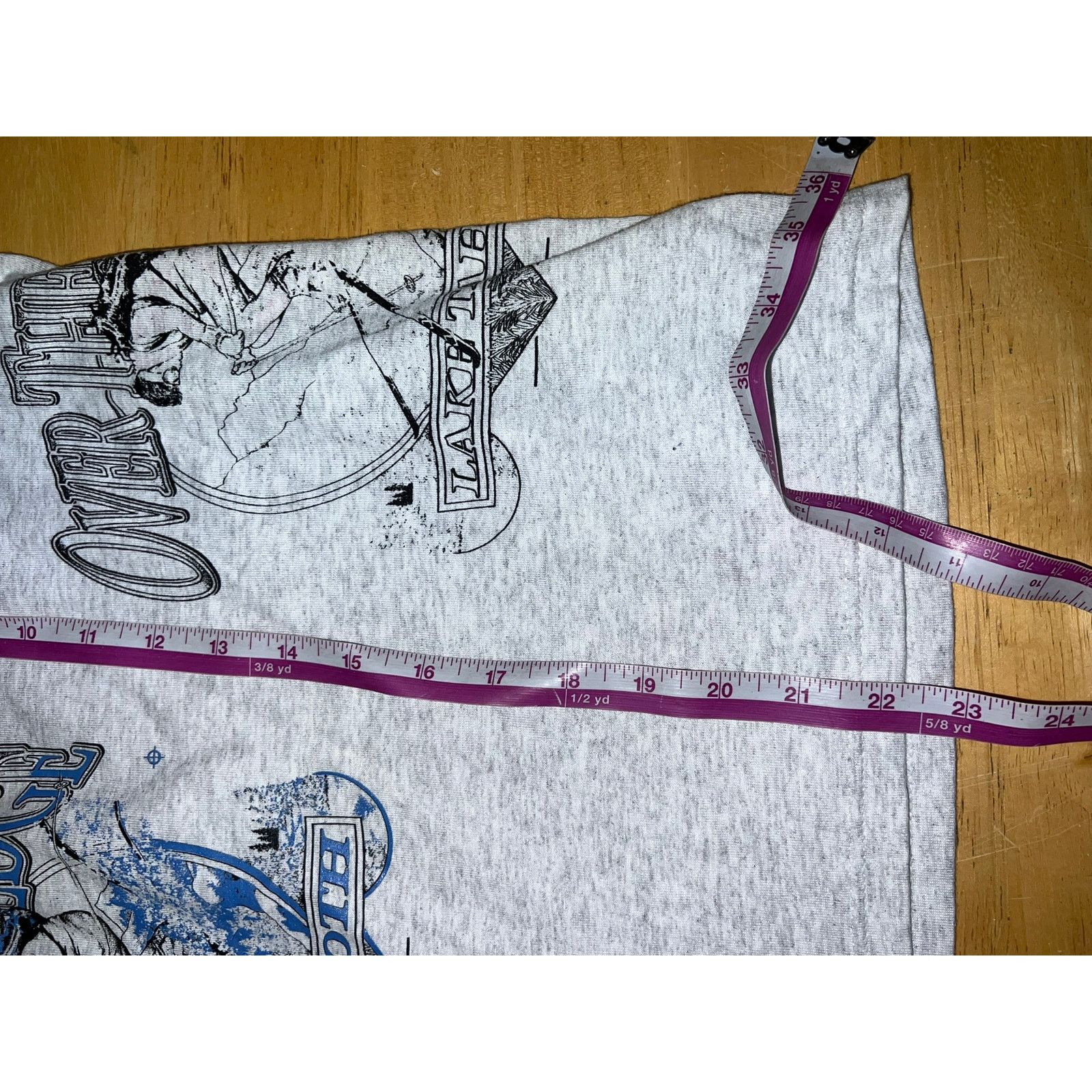 Jerzees Kids Skiing Shirt Ski Graphic Mammoth Lake Tahoe Edge L Size L / US 10 / IT 46 - 10 Thumbnail