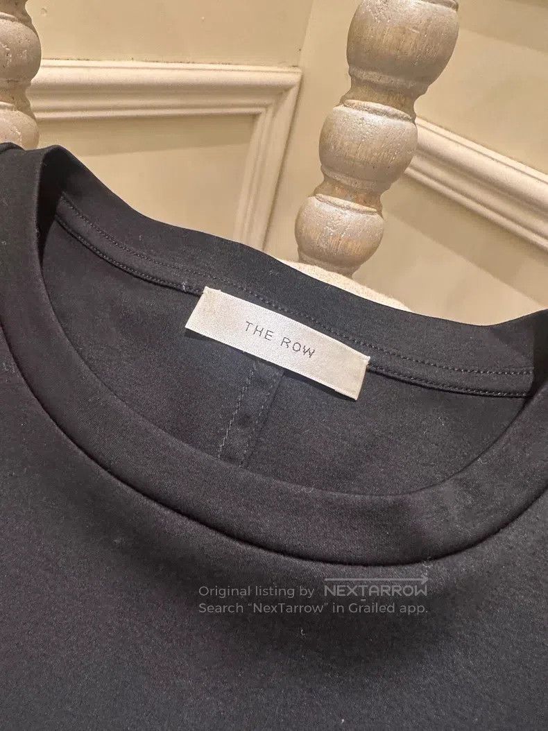 The Row The Row Black Solid Short Sleeve Size M / US 6-8 / IT 42-44 - 3 Thumbnail