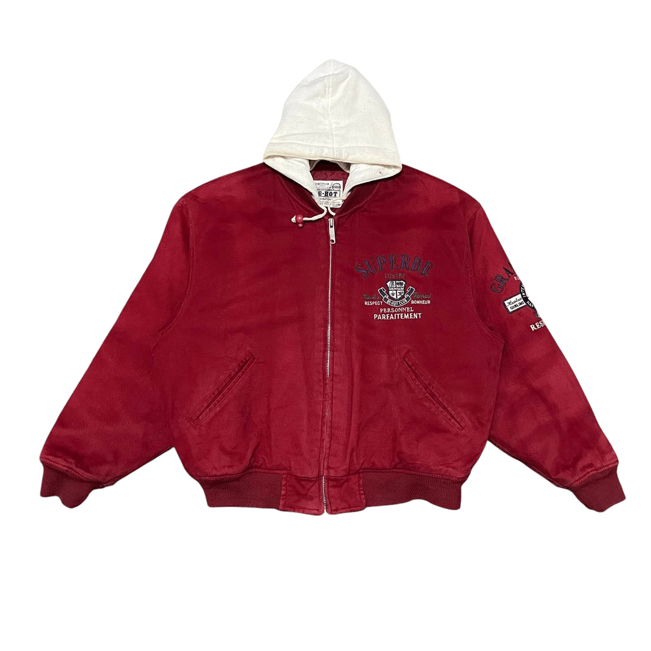 Issey Miyake Vintage Be-Hot Grandiose Bomber Jacket with Hood Size US M / EU 48-50 / 2 - 3 Thumbnail