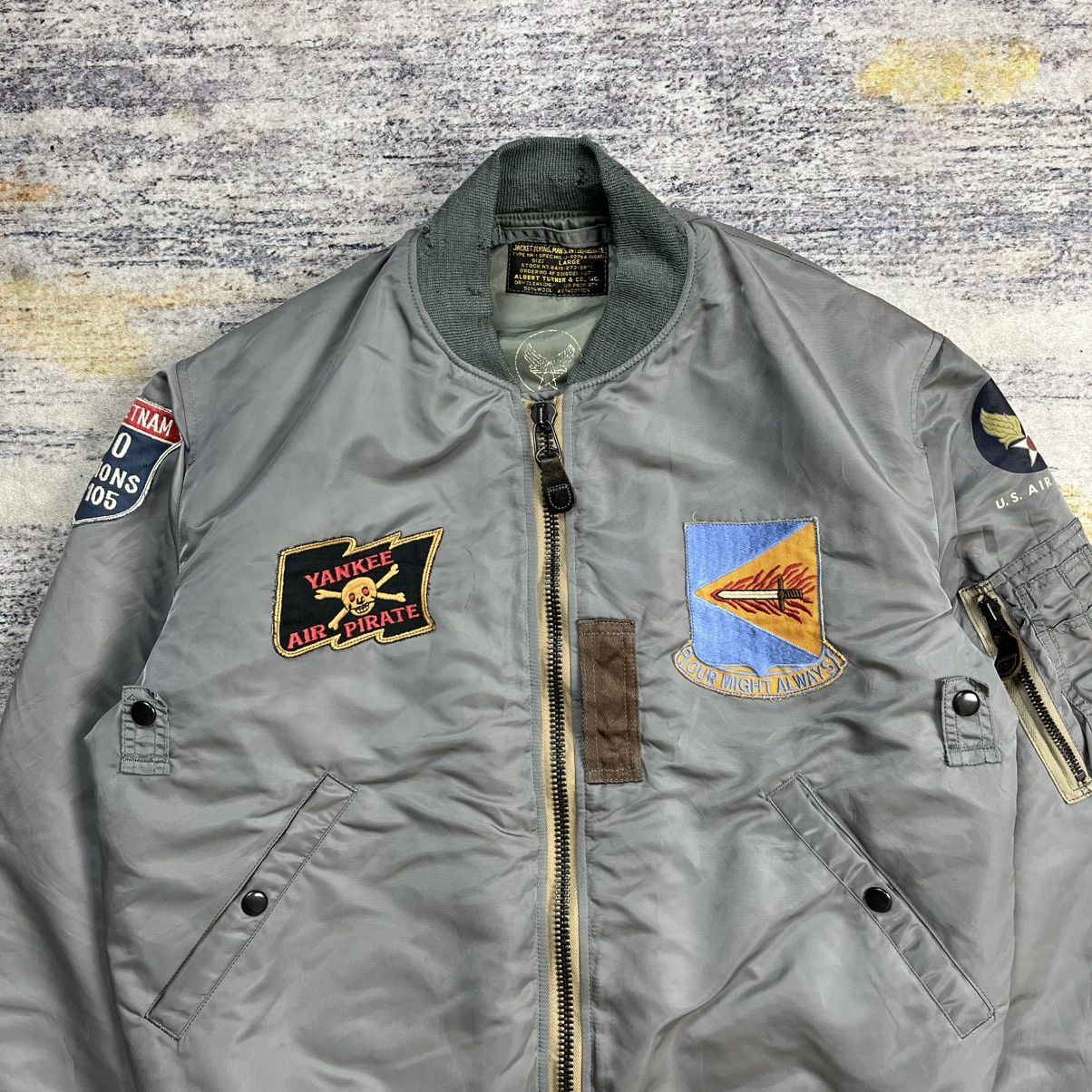 TOYS McCOY Vintage Toys Mccoy Albert turner Ma-1 bomber flight jacket Size US L / EU 52-54 / 3 - 3 Thumbnail