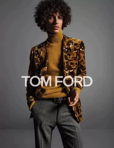 Tom Ford Tom Ford Velvet Camouflage Jacket Size L / US 10 / IT 46 - 1 Thumbnail