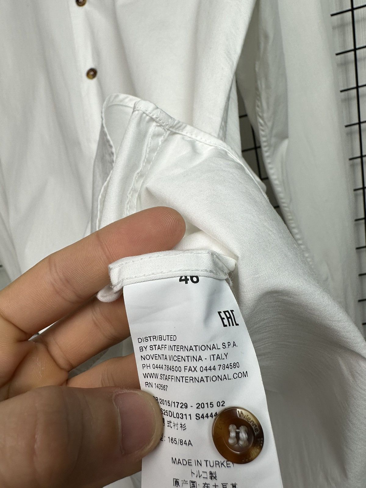 Vivienne Westwood RARE VIVIENNE WESTWOOD WHITE CLASSIC SHIRT Men XL 46 size Size US XL / EU 56 / 4 - 9 Thumbnail