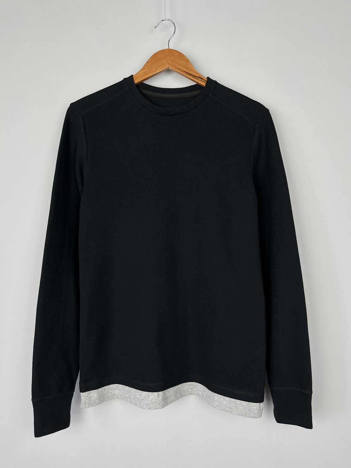 Allsaints Allsaints Luge LS Crew Polyester & Cotton Long Sleeve Tee Size US S / EU 44-46 / 1 - 1 Thumbnail