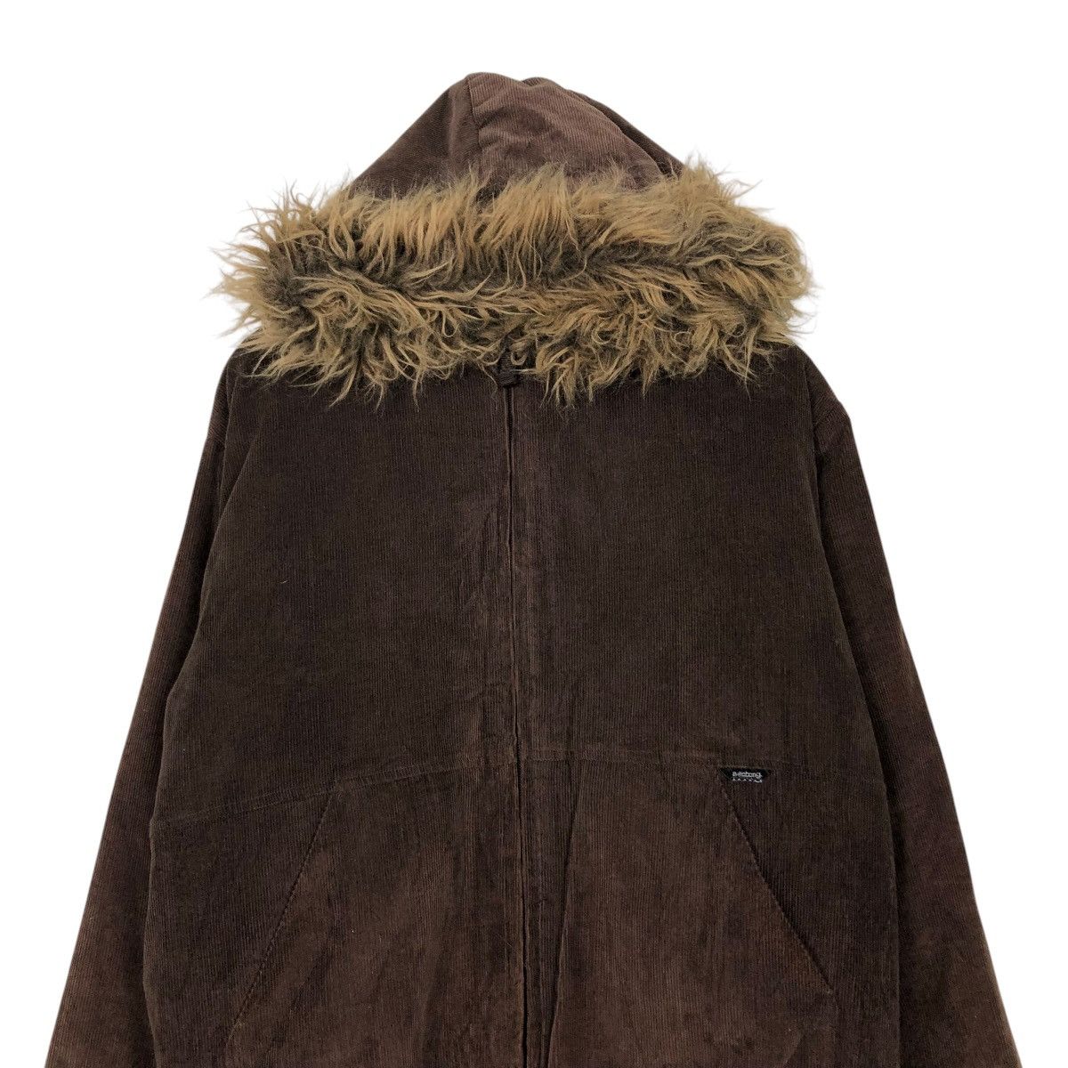 Billabong 🔥VINTAGE BOMBER JACKET CORDUROY BILLABONG MINK FUR HOODIE Size US M / EU 48-50 / 2 - 5 Thumbnail