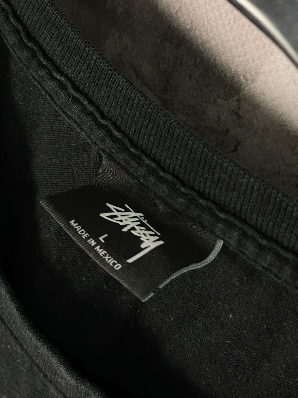 Stussy × Vintage Stussy Big Logo Y2K Glamour Black T Shirt Size US L / EU 52-54 / 3 - 8 Thumbnail