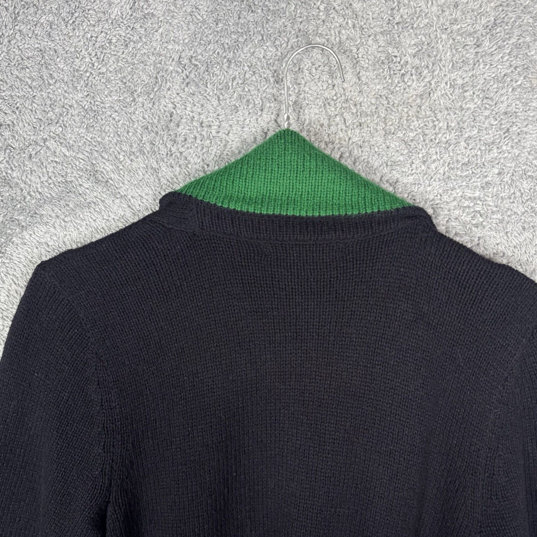 Ralph Lauren Lauren Ralph Lauren Shawl Sweater Cardigan Womens S Open Knit Wool Viscose Soft Knit Style Cardigan Striped Fall Winter Christmas Classic Womens Size S / US 4 / IT 40 - 7 Thumbnail
