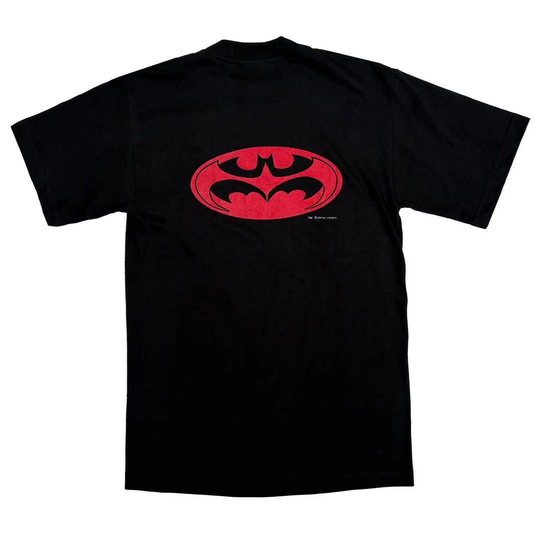 Batman & Robin 1997 90s Vintage Logo Movie Promo T-Shirt