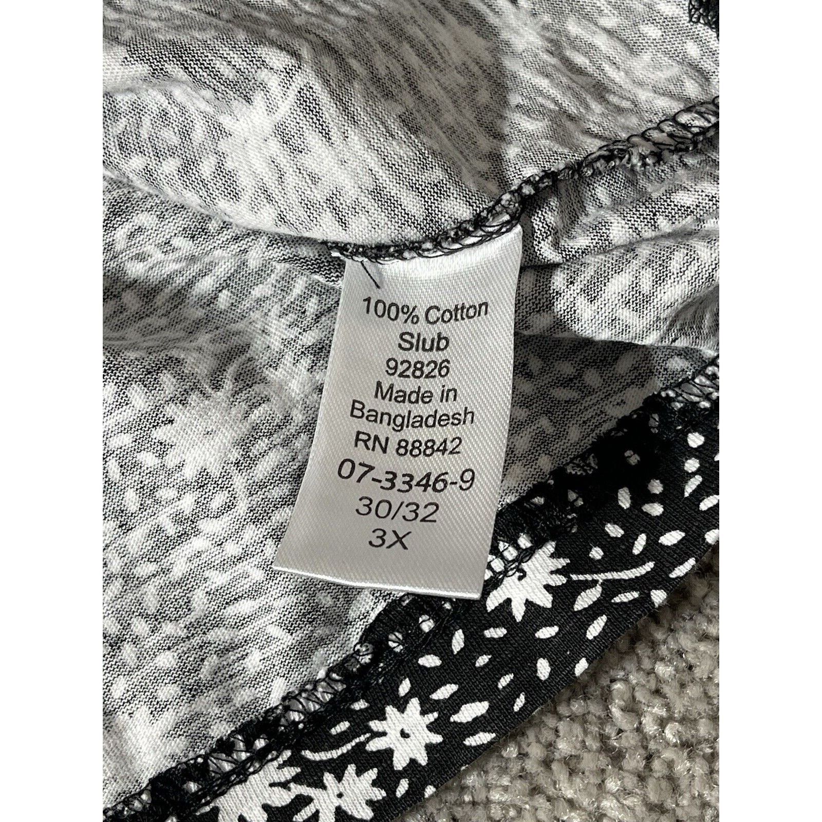 Other Ellos Top Womens Plus 3X 30/32 Daisies Garden Cottagecore Size 3XL / US 20-22 - 7 Thumbnail