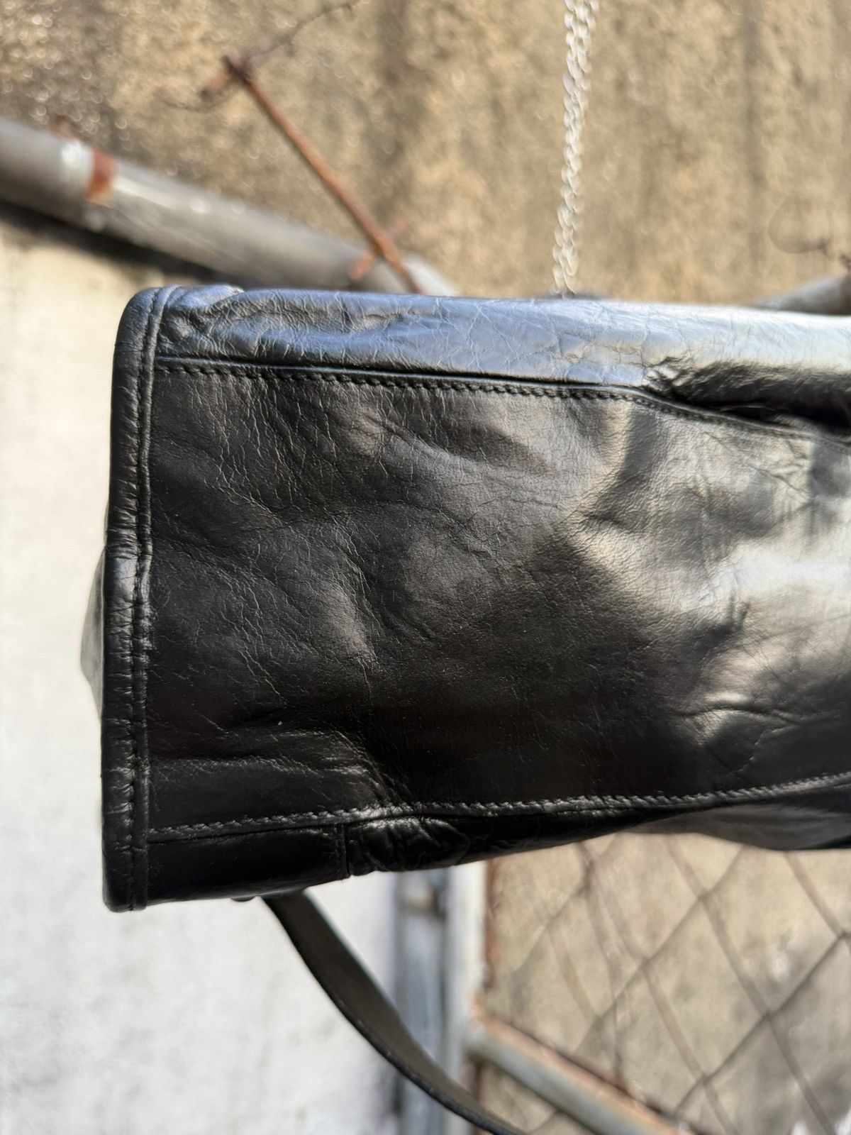 Balenciaga Balenciaga - 2000’s - Classic Motorcycle Le City Bag Black Size ONE SIZE - 12 Thumbnail