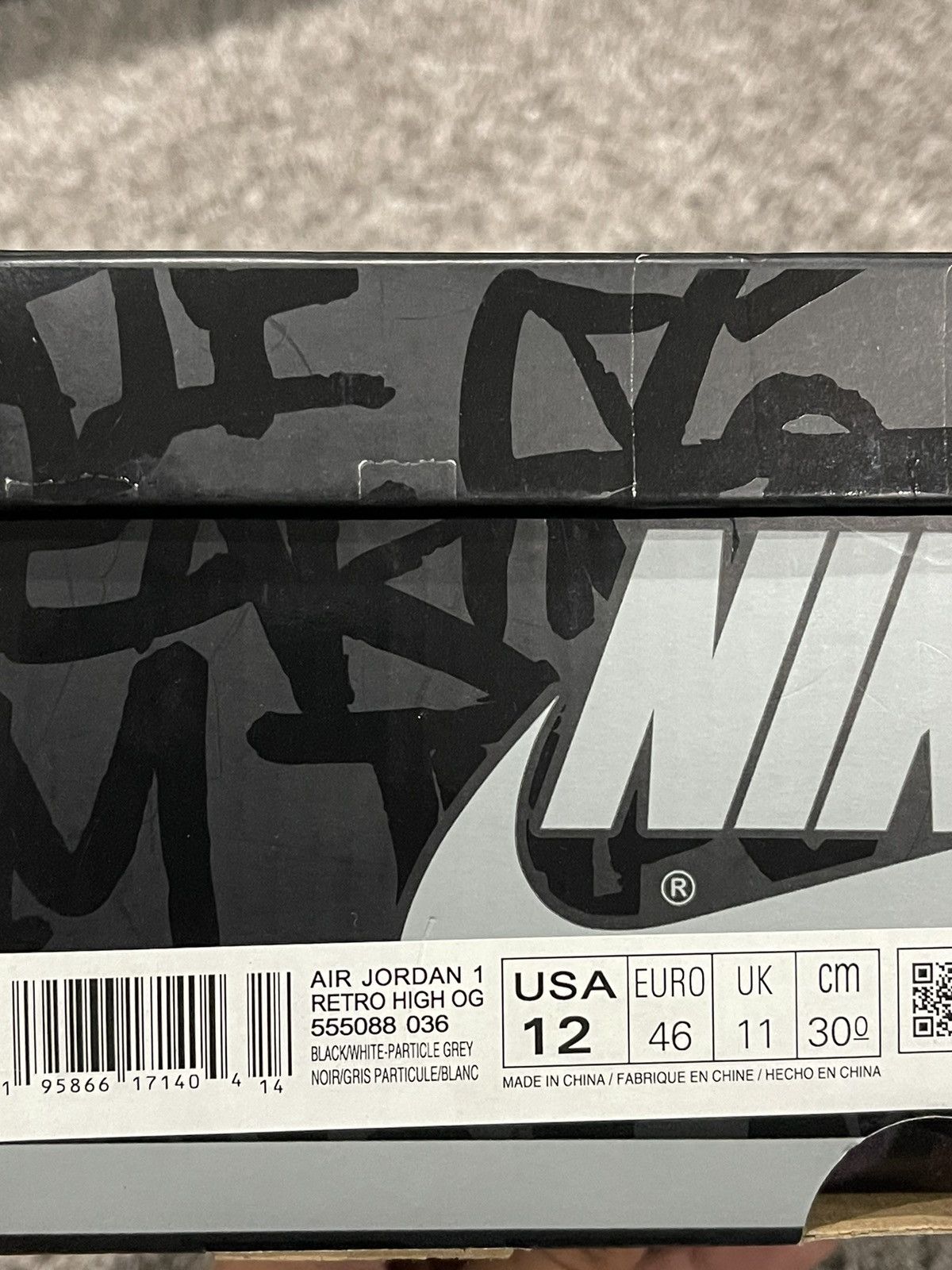 Jordan Brand × Nike Jordan 1 Retro High OG Rebellionaire Size US 12 / EU 45 - 8 Thumbnail