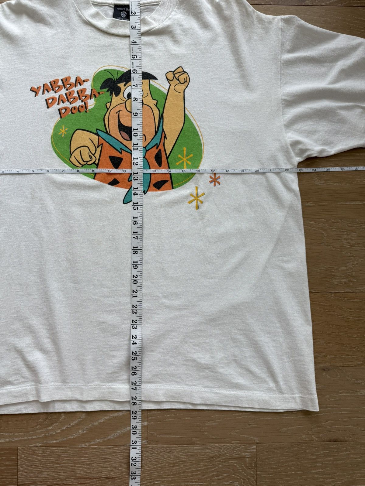 Warner Bros Vintage ‘97 Fred Flintstone Yabba Dabba Doo Shirt Size US XL / EU 56 / 4 - 6 Thumbnail