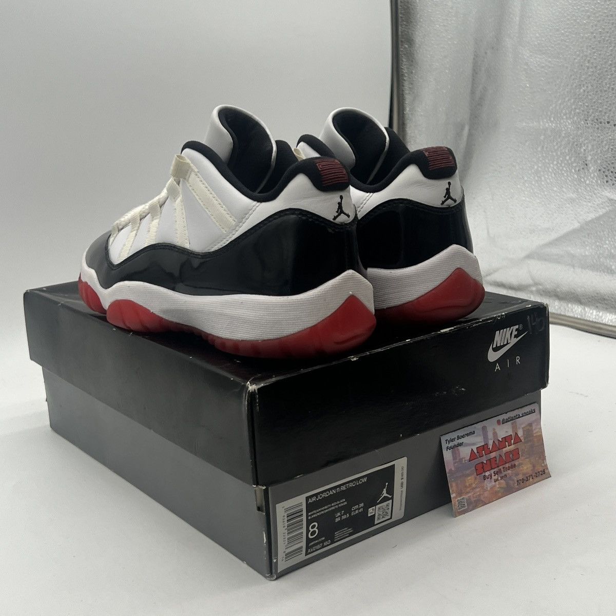 Jordan Brand Air Jordan 11 Low concord bred Size US 8 / EU 41 - 4 Thumbnail