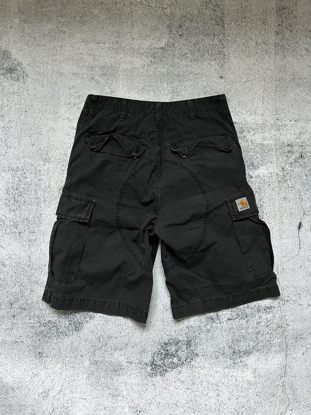 Carhartt Carhartt Cargo Shorts Black Logo Size US 32 / EU 48 - 9 Thumbnail