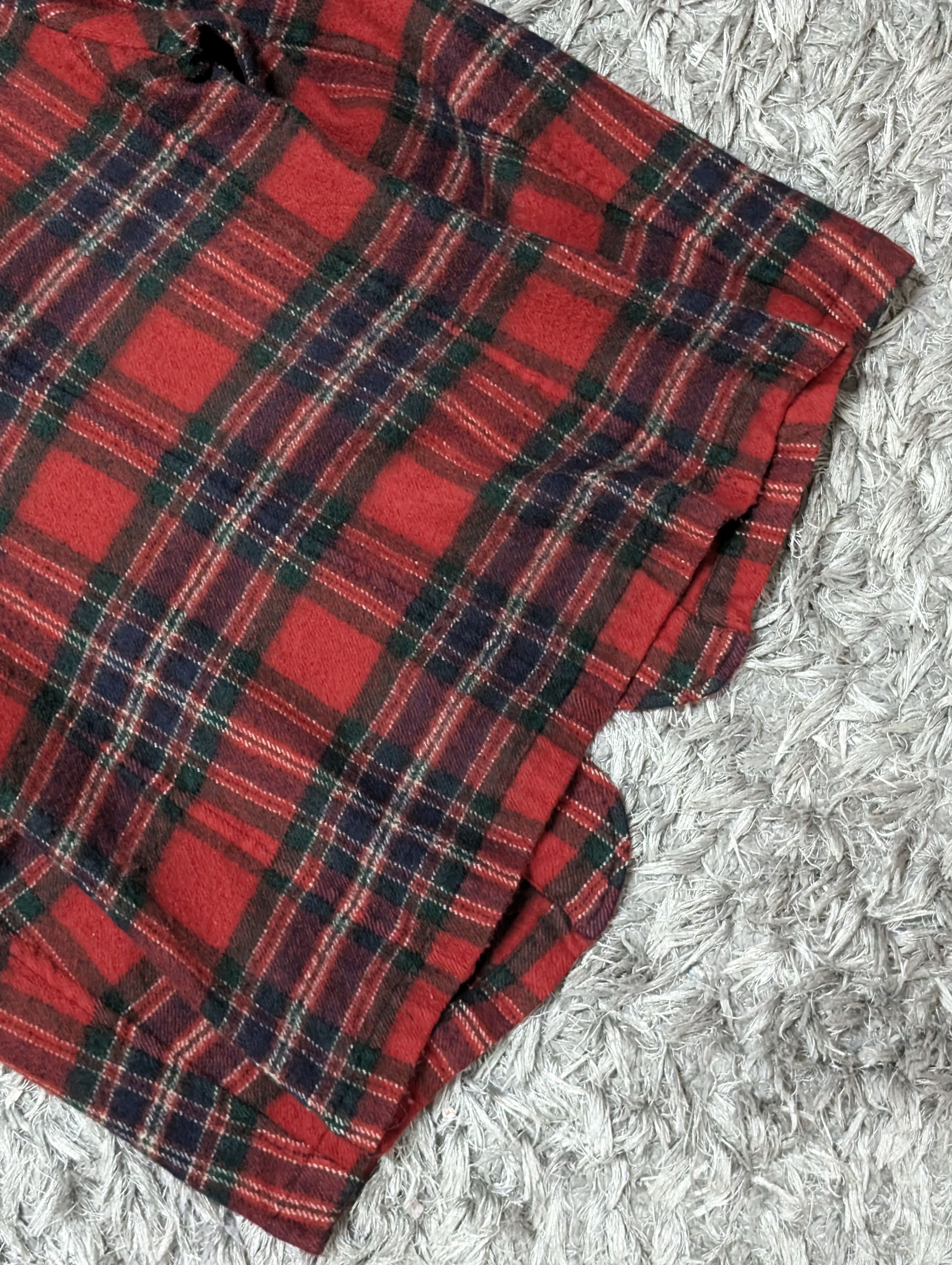 Comme des Garcons A/W 1998 Comme Des Garcons Red Check Wool Jacket Winter Coat Size M / US 6-8 / IT 42-44 - 8 Thumbnail