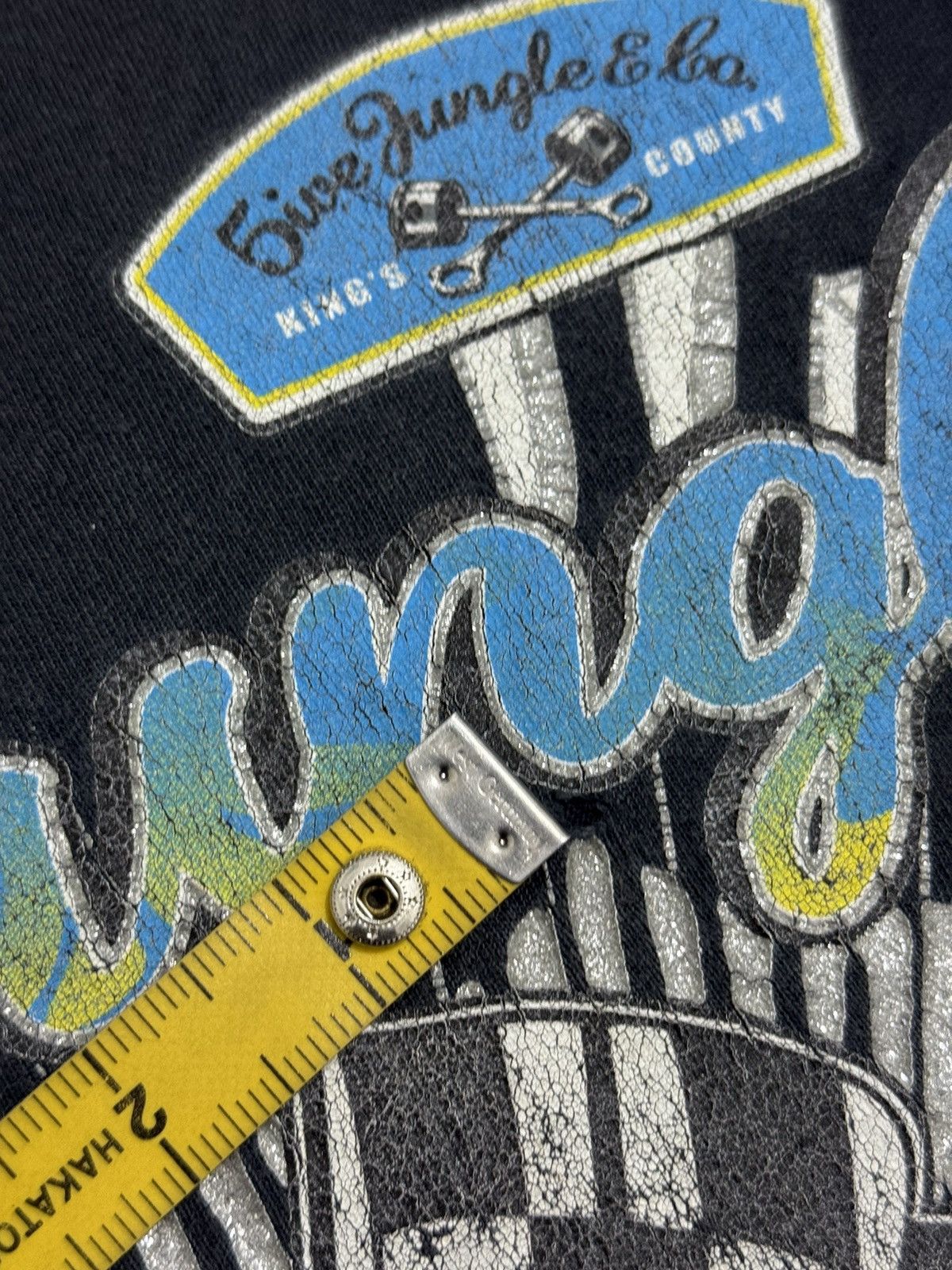 Vintage 5IVE JUNGGEL SKULL ART TSHIRT Size US XL / EU 56 / 4 - 5 Thumbnail