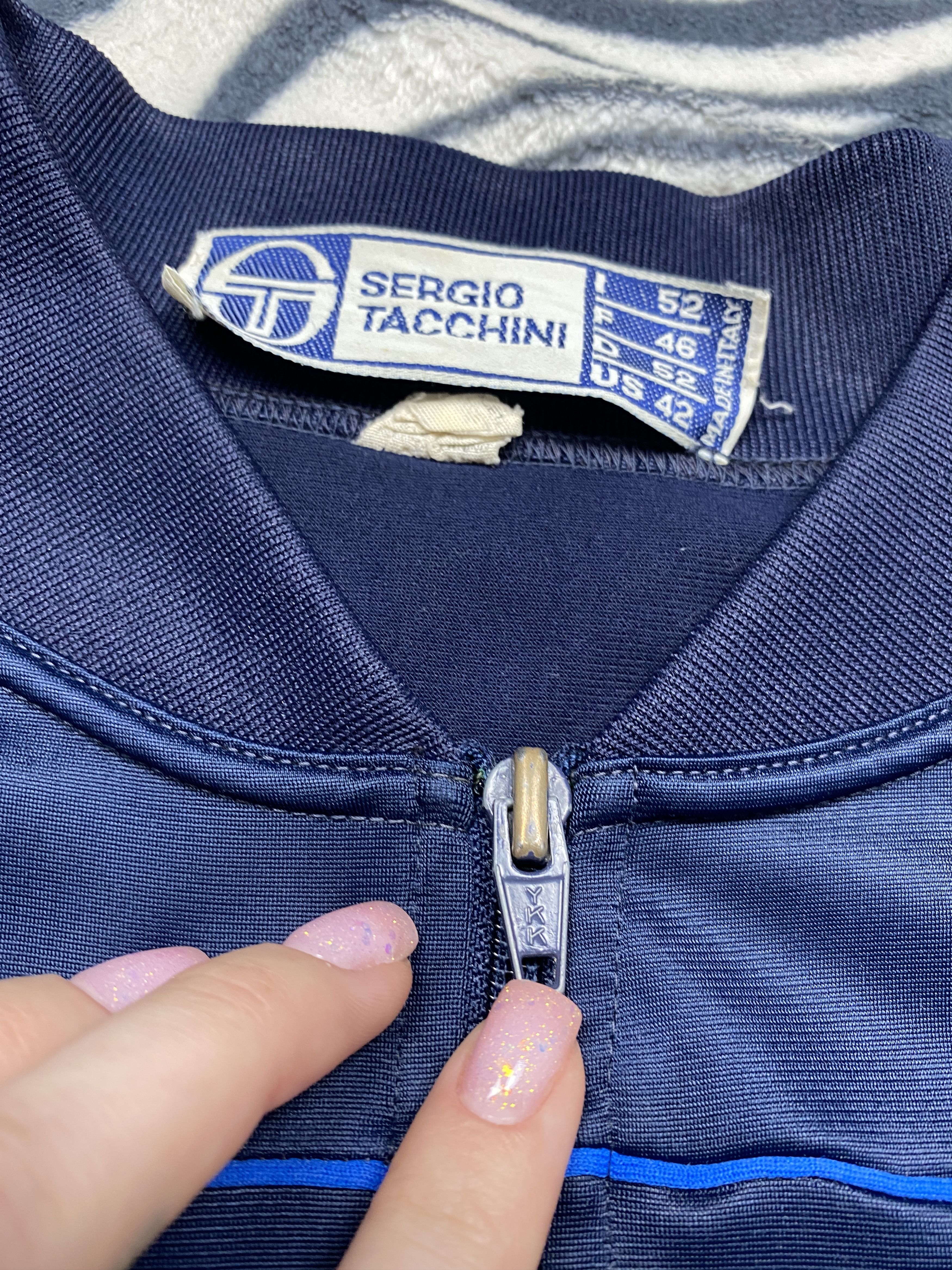 Sergio Tacchini Sergio Tacchini 90s Vintage Mens Track Top Jacket Size US L / EU 52-54 / 3 - 6 Thumbnail