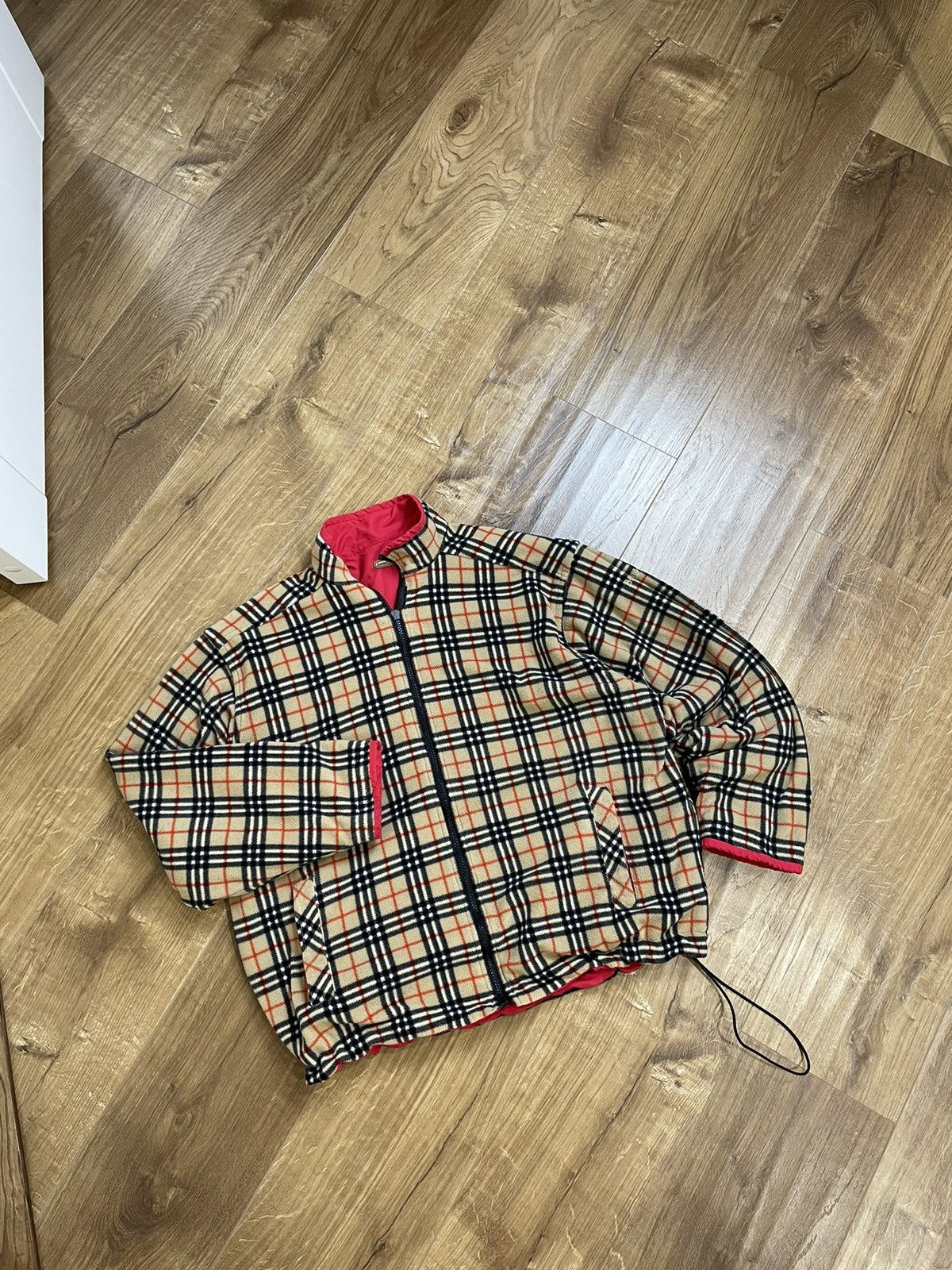 Burberry Vintage 90’s Burberry Nova Check Y2K Style Fleece Bomber Size US S / EU 44-46 / 1 - 13 Thumbnail