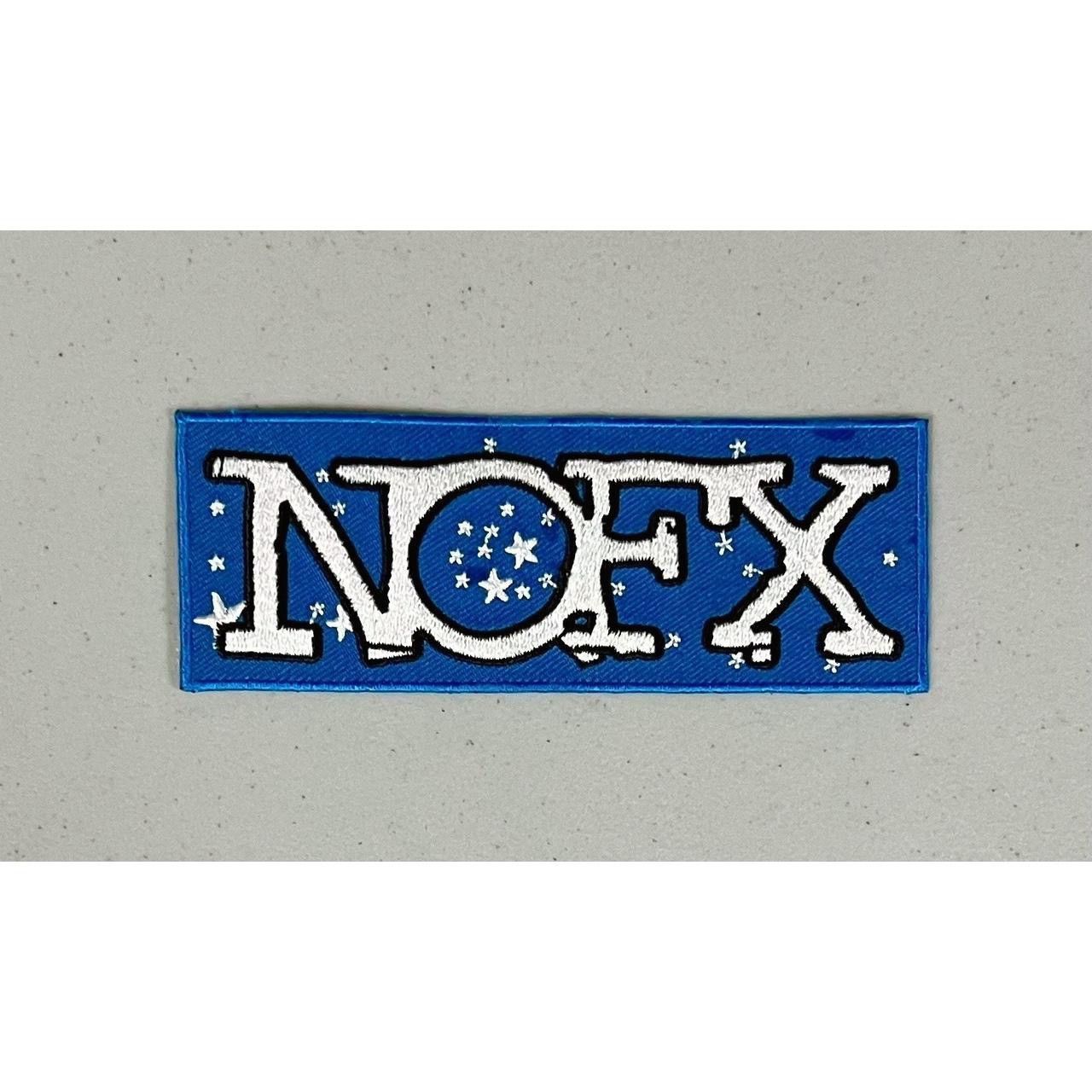Band Tees × Vintage Blue NOFX Punk Band Patch for DIY Crafts Sewing Clothing ⛓️ Size ONE SIZE - 2 Thumbnail