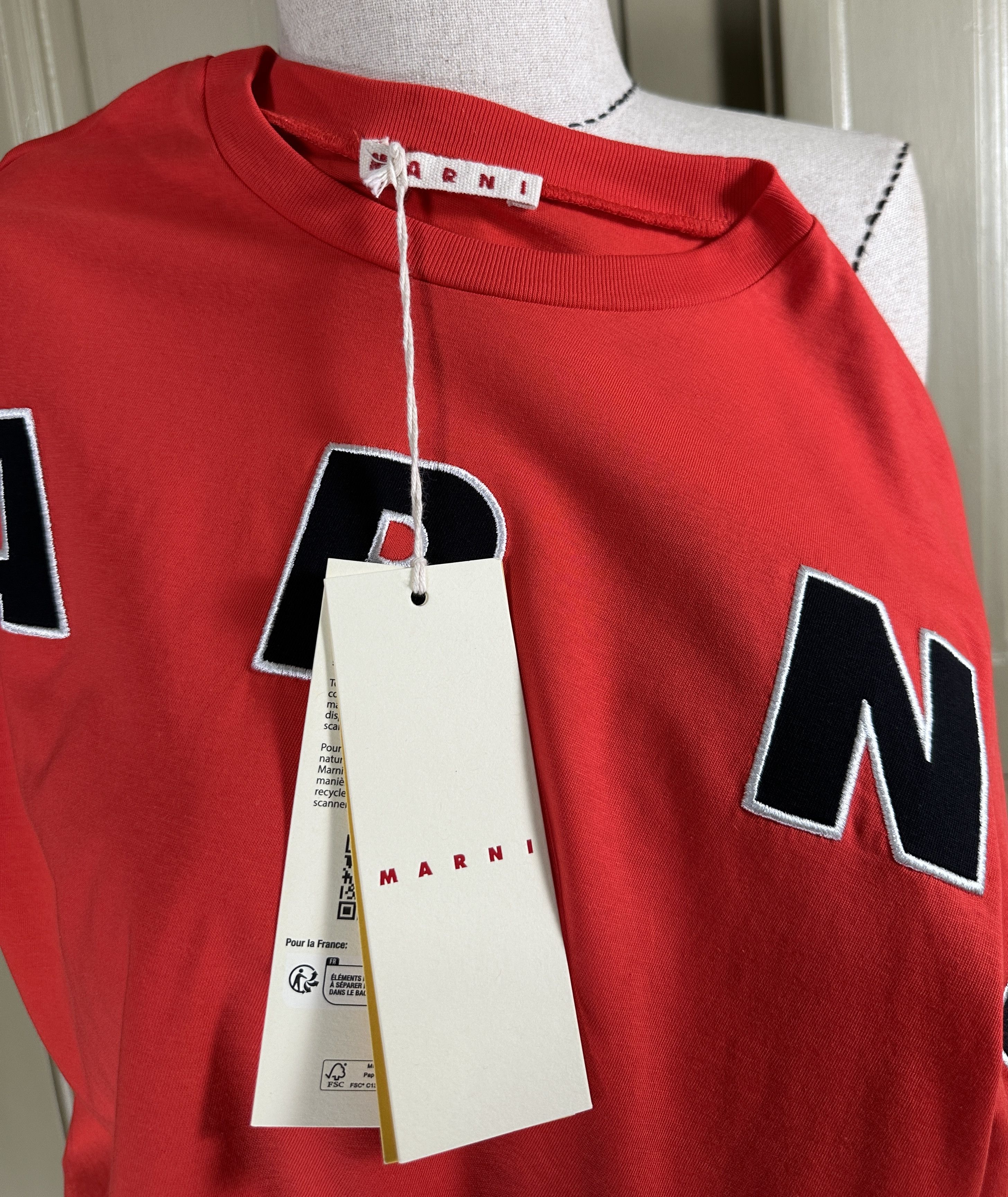 Marni Red Top Long sleeve Size S / US 4 / IT 40 - 5 Thumbnail