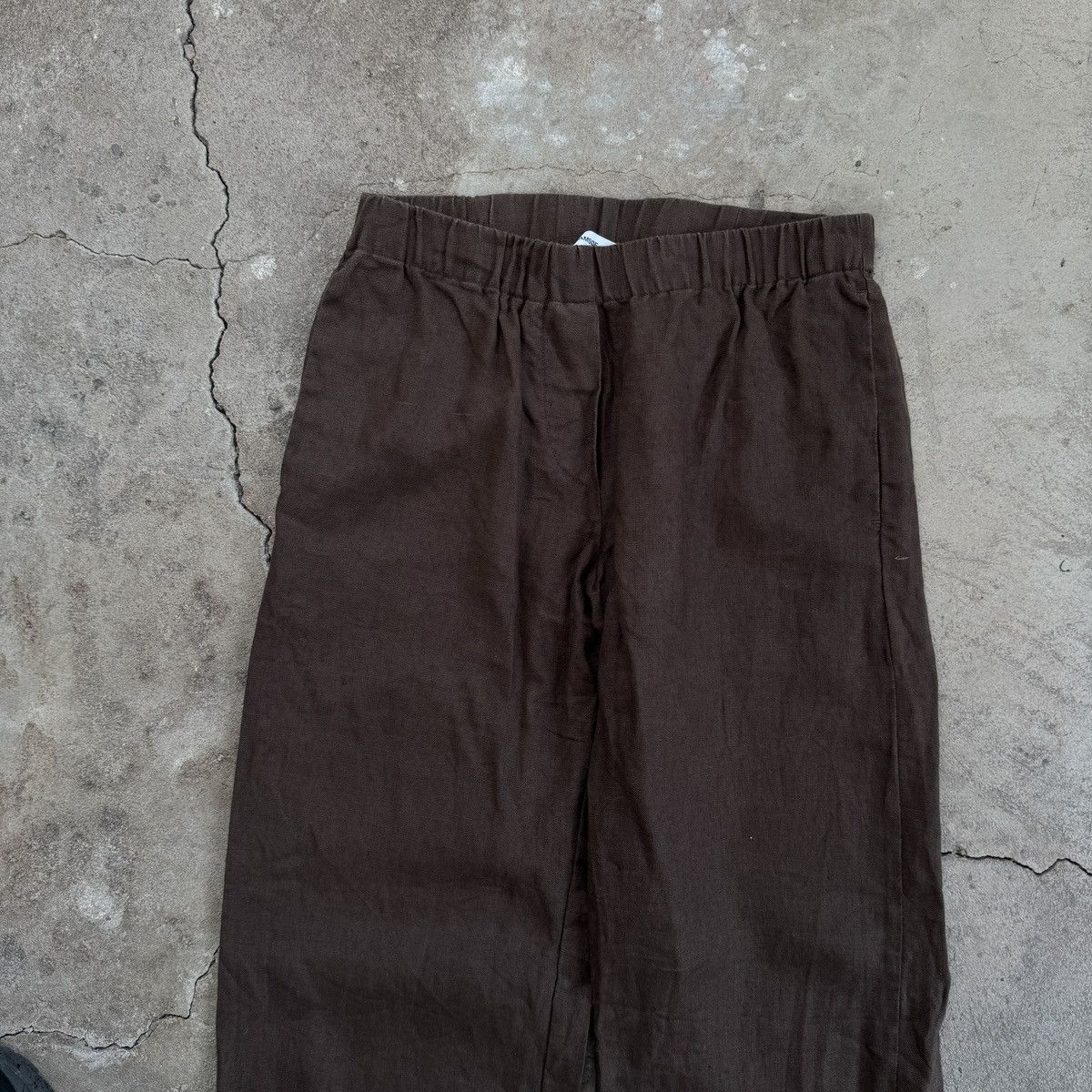 Samsoe Samsoe Samsoe Samsoe Hoys Straight Linen Trousers Size 24" / US 00 / IT 34 - 3 Thumbnail