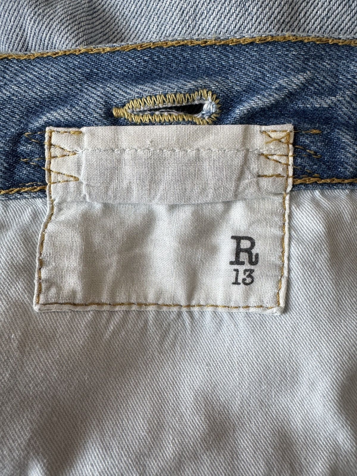 R13 🔥🔥 R13 Blue Crossover Jeans Size 27" / US 4 / IT 40 - 8 Thumbnail