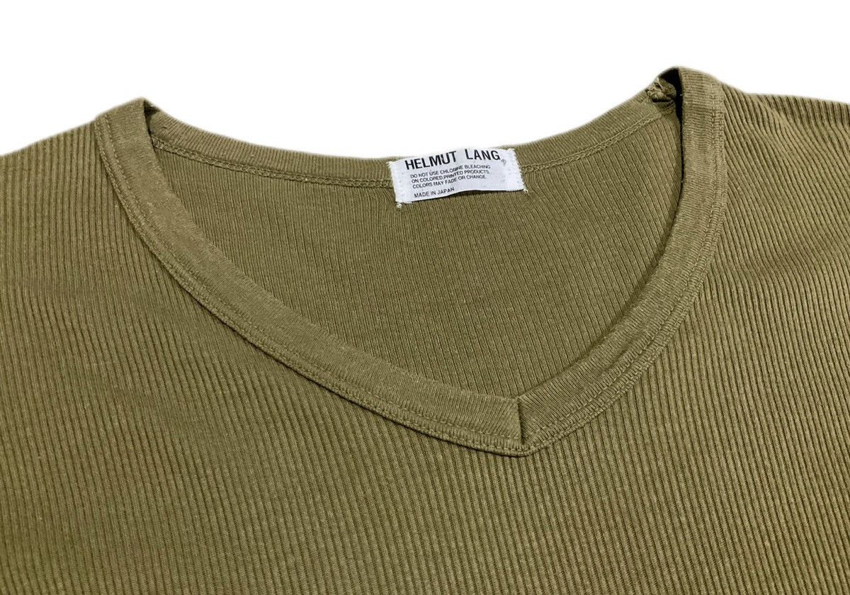 Designer × Helmut Lang 🔥Vintage Helmut Lang Thermal Tee Size M / US 6-8 / IT 42-44 - 4 Thumbnail