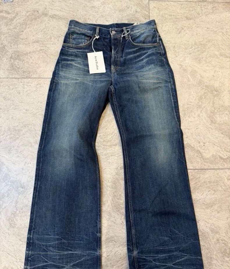 Acne Studios acne studiosCropped corrugated jeans 2503-Nextarrow Size US 29 - 1 Thumbnail