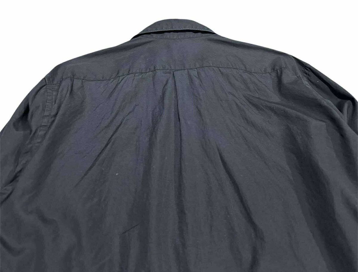 Yohji Yamamoto 🔥Rare Vintage LQ Yohji Yamamoto Black Shirt Size US L / EU 52-54 / 3 - 6 Thumbnail