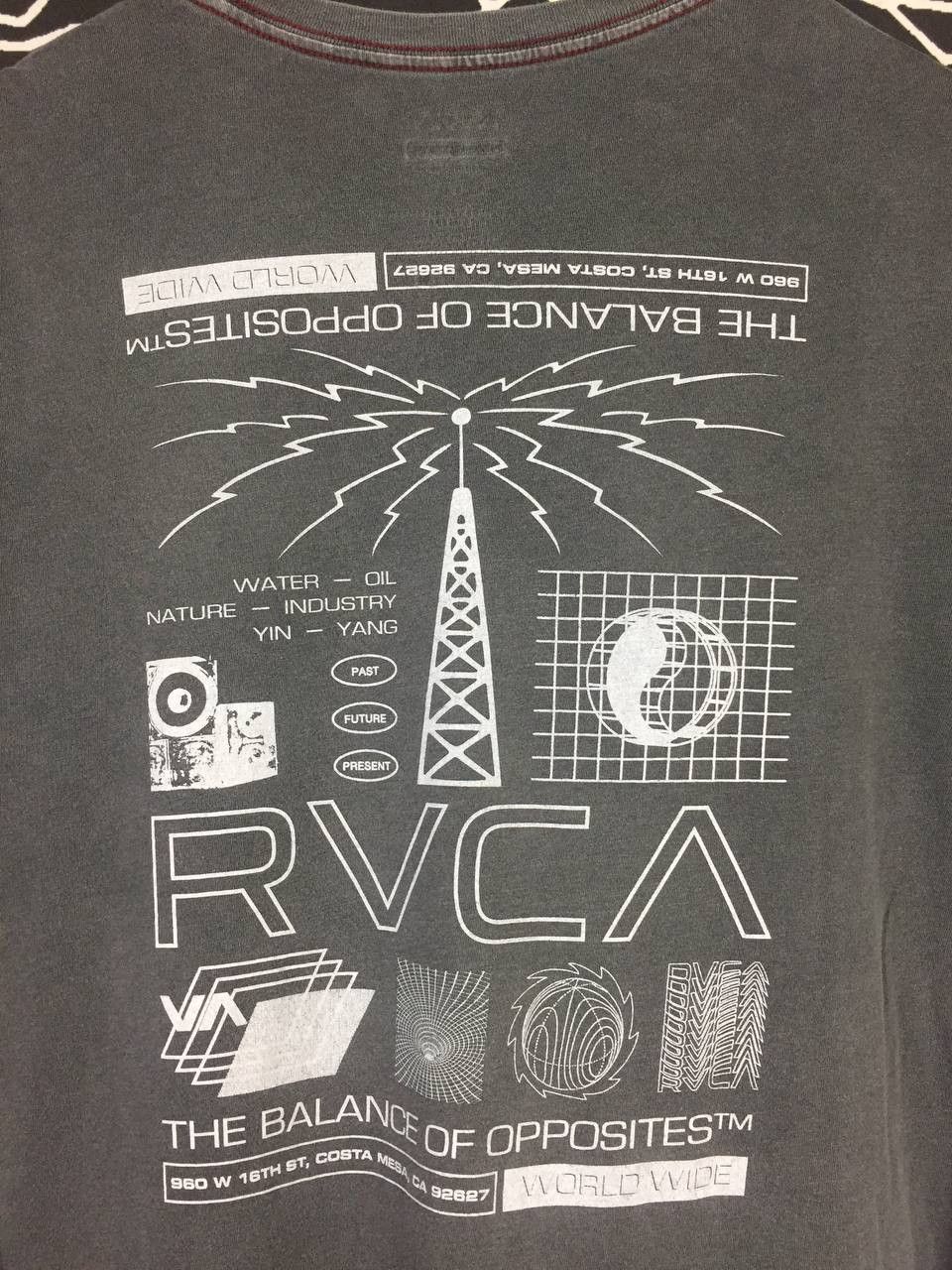 RVCA RVCA Artis Network Program White Noise Longsleeve Tee Size US L / EU 52-54 / 3 - 3 Thumbnail