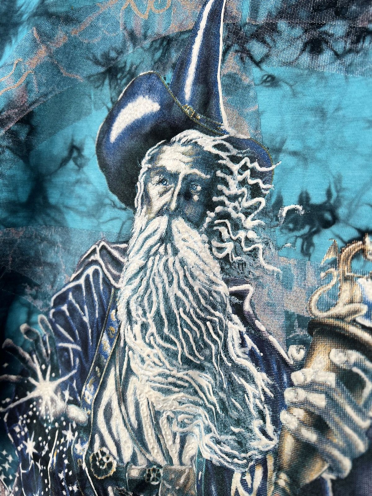 Band Tees Vintage Wizard T Shirt AOP Front Back 3D Graphic 90s Size US L / EU 52-54 / 3 - 9 Thumbnail