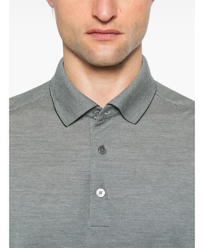 Ermenegildo Zegna o1s1rm0225 RUDC95A7 Polo Shirt in Grey Size US M / EU 48-50 / 2 - 3 Thumbnail