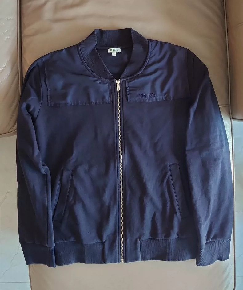 Kenzo KENZO Dark blue jacket coat Size US L / EU 52-54 / 3 - 2 Thumbnail