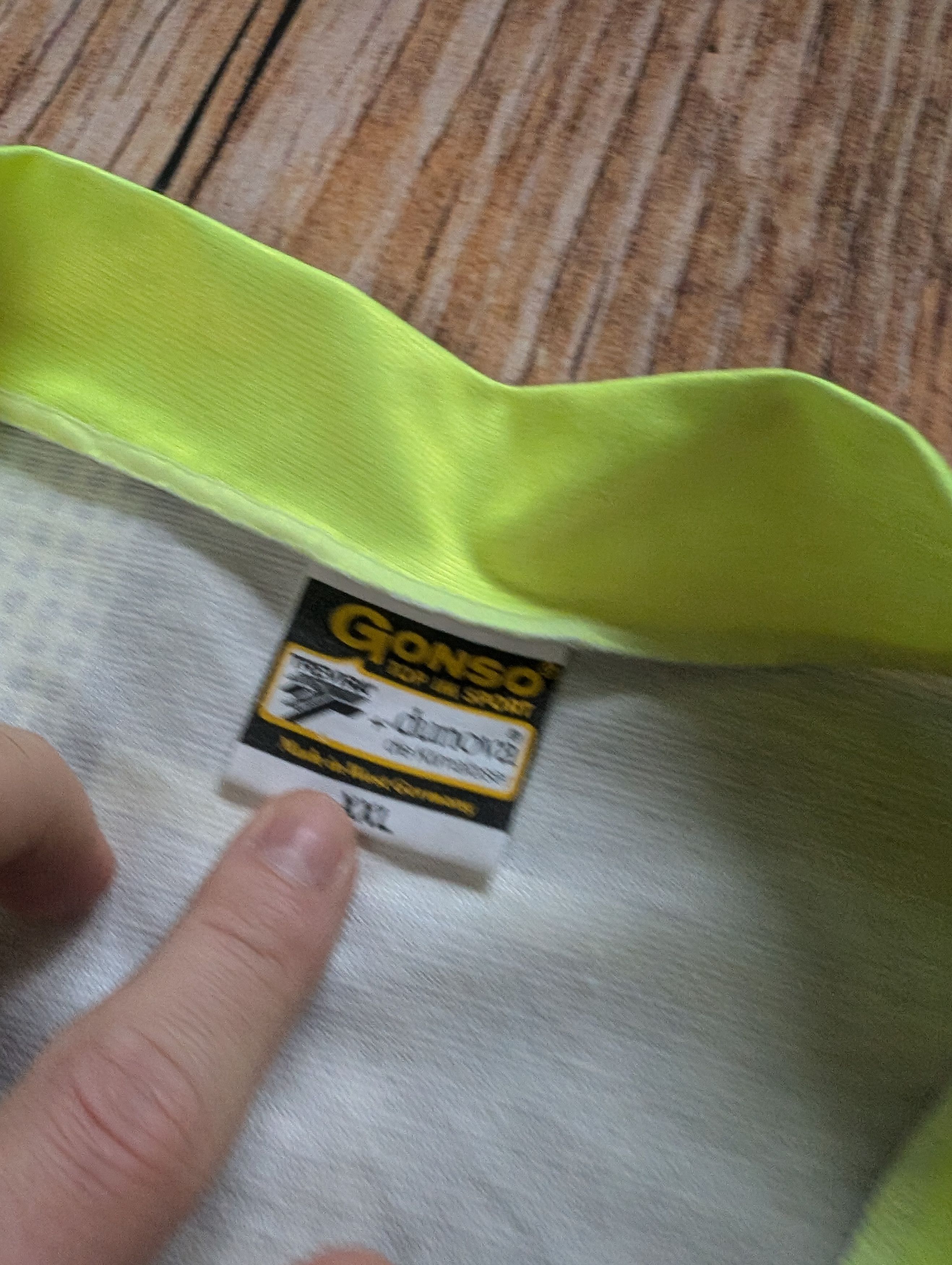 Vintage Gonso dunowa yellow cycling t shirt vintage 80s Size US XL / EU 56 / 4 - 2 Thumbnail