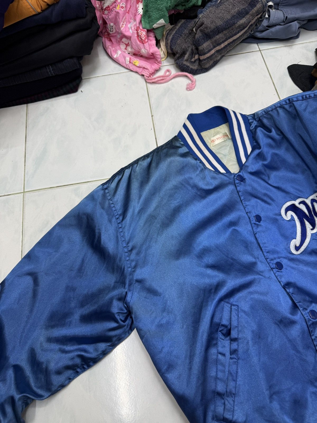 MLB 🔥🔥🔥ARCHIVE VINTAGE TOYOTA NOMO VARSITY JACKET Size US M / EU 48-50 / 2 - 13 Thumbnail