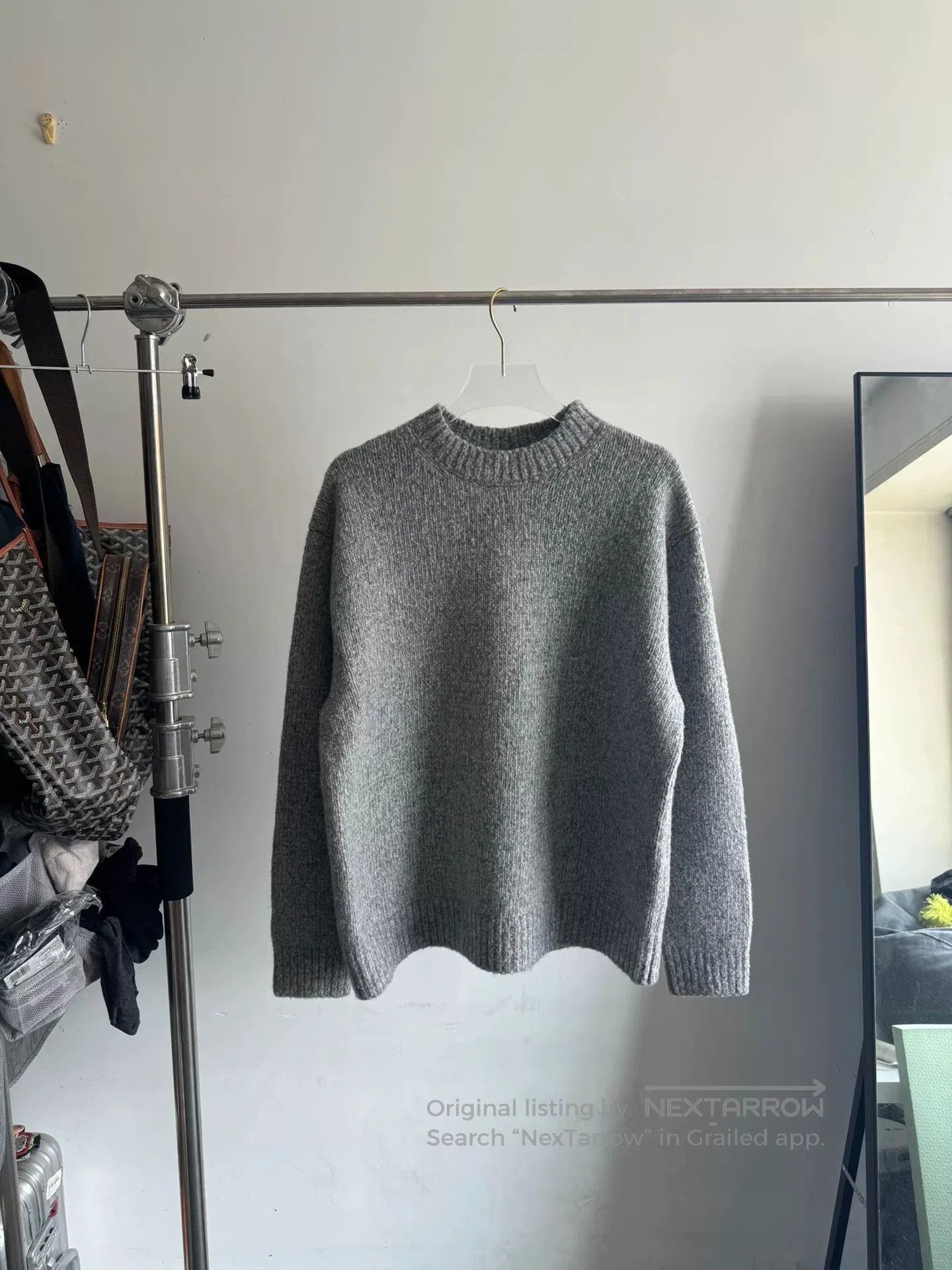 Acne Studios Gray Wool Sweater from Acne Studios. Size M / US 6-8 / IT 42-44 - 1 Thumbnail