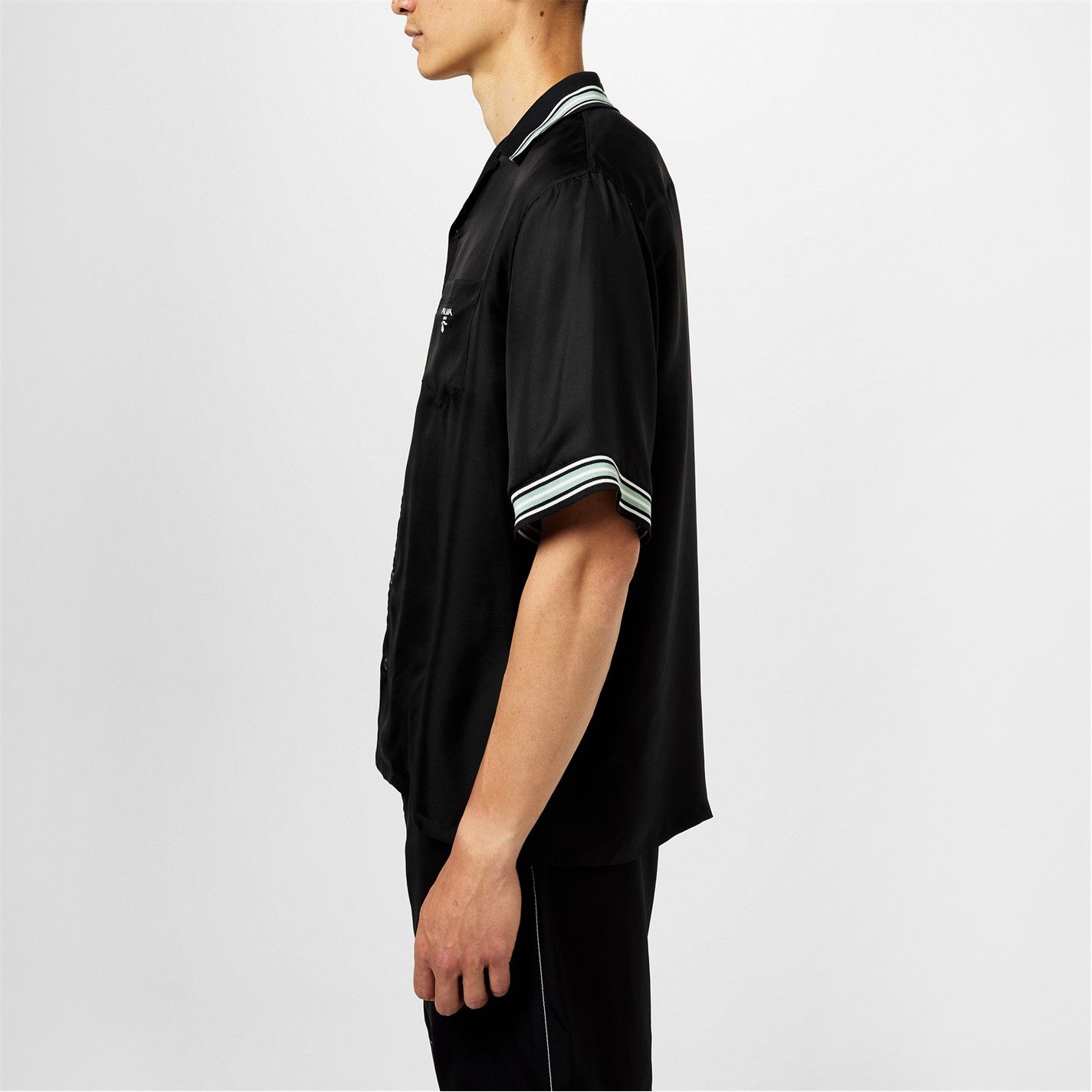 Prada PRADA Logo Twill Shirt Size US M / EU 48-50 / 2 - 3 Thumbnail