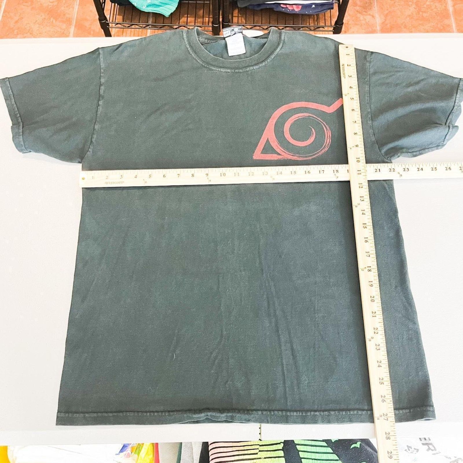 Vintage Vintage 90s Naruto Graphic Tee, Pre-Shrunk Black Mens Large Size US L / EU 52-54 / 3 - 4 Thumbnail
