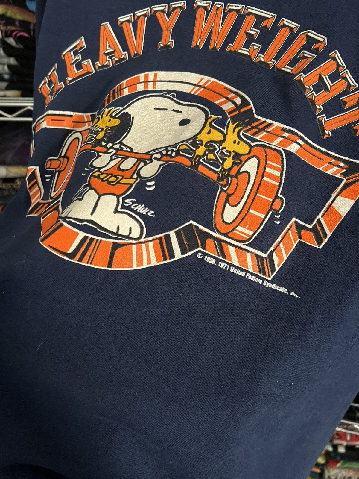 Peanuts 90s Snoopy Heavyweight GYM Single Stitch Schulz Tee Size US L / EU 52-54 / 3 - 3 Thumbnail
