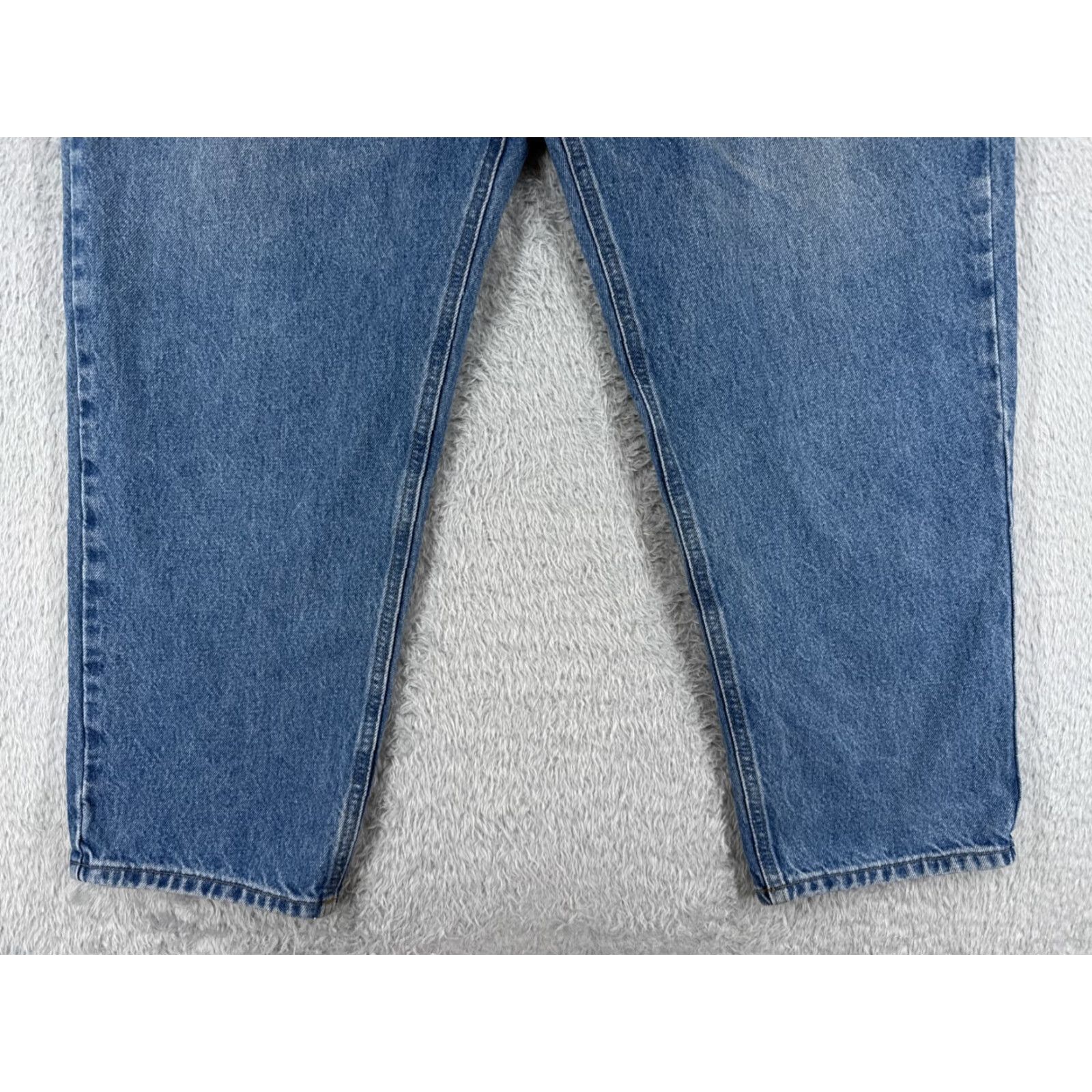 Carhartt Carhartt Jeans Adult 48 Blue Denim Relaxed Fit 100% Cotton Straight 42x30 Size US 32 / EU 48 - 2 Thumbnail