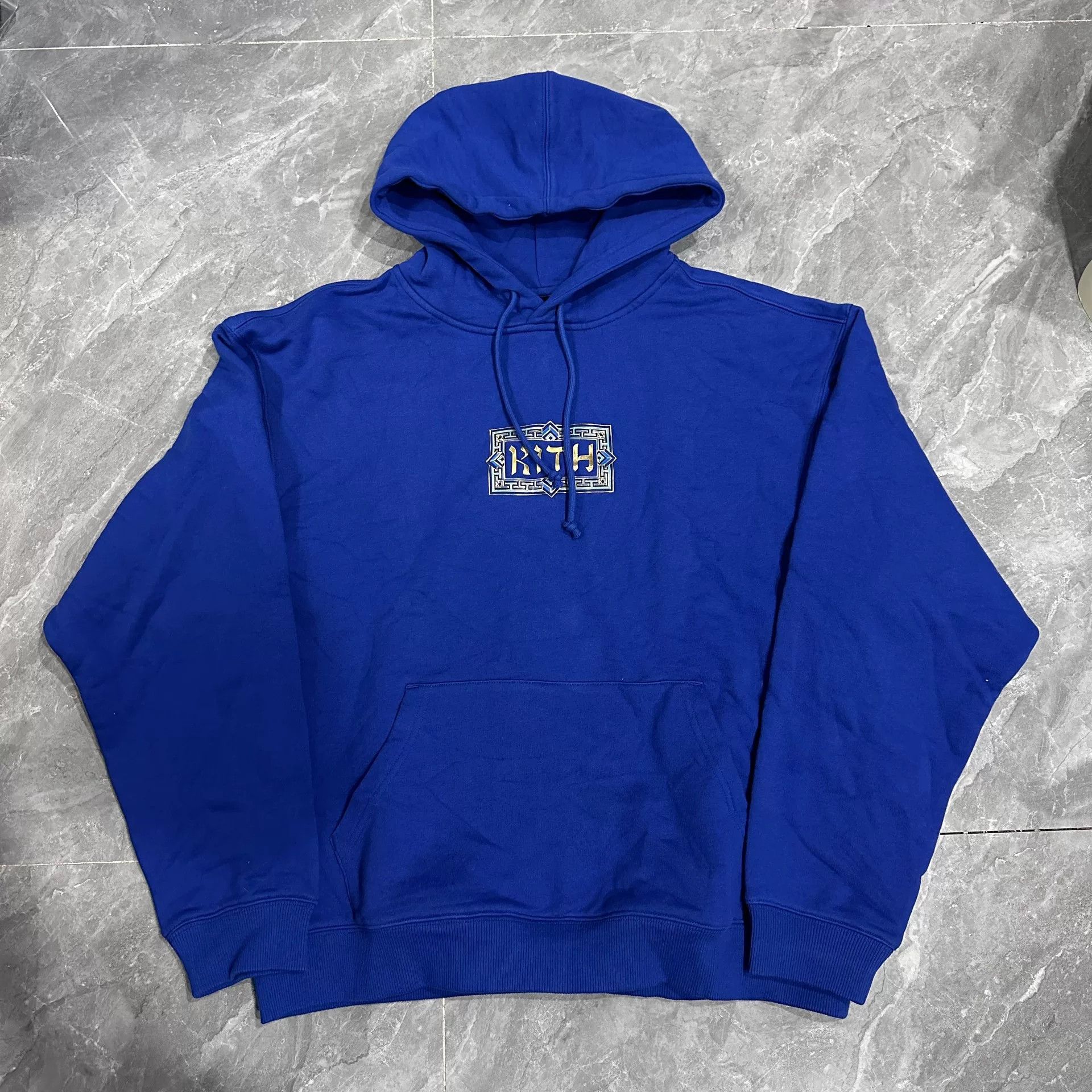 Kith Kith Hebrew Logo Klein Blue Hoodie Size US M / EU 48-50 / 2 - 1 Thumbnail