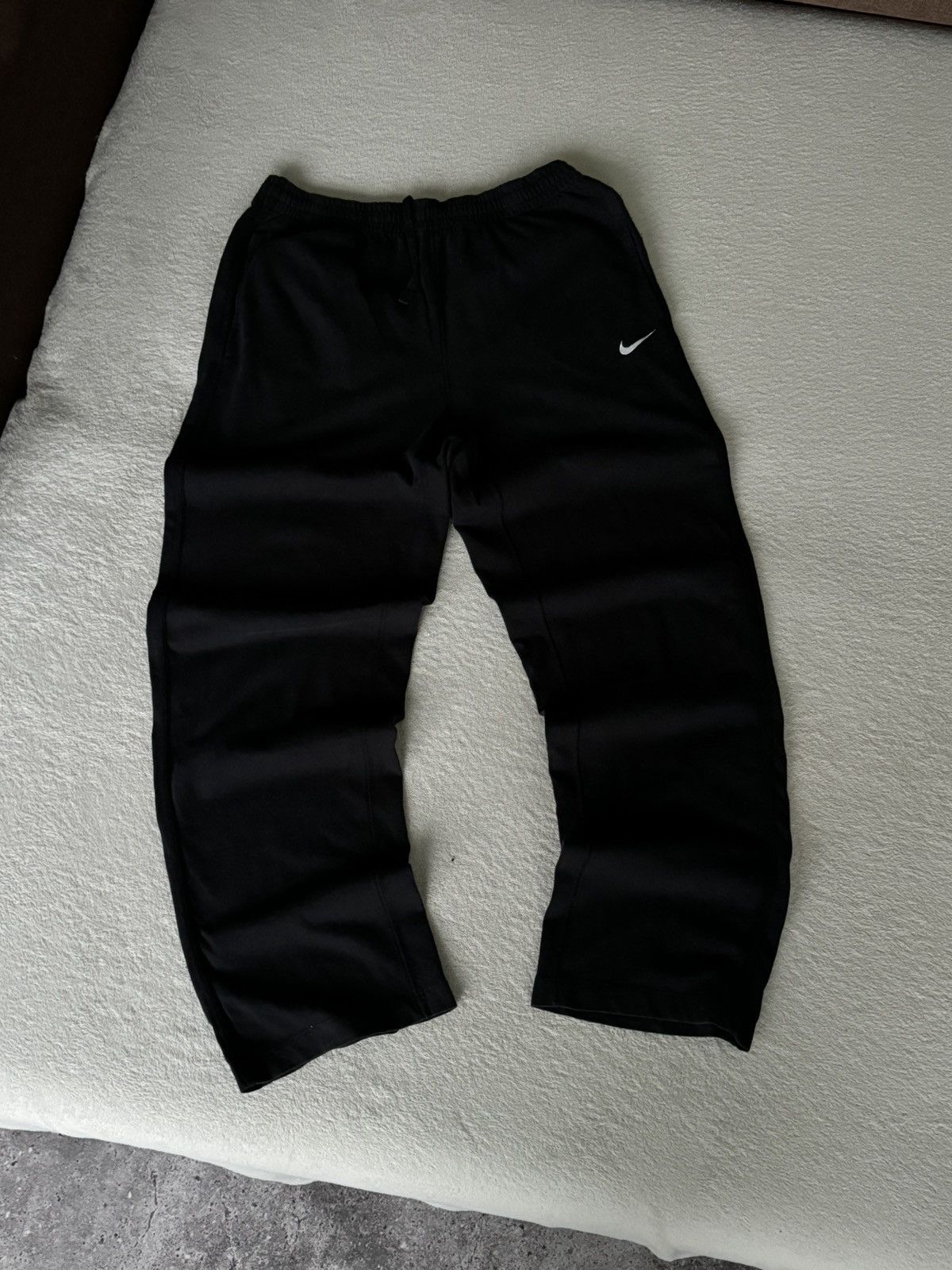Nike × Vintage Vintage Nike Y2K swoosh cotton pants Size US 32 / EU 48 - 5 Thumbnail