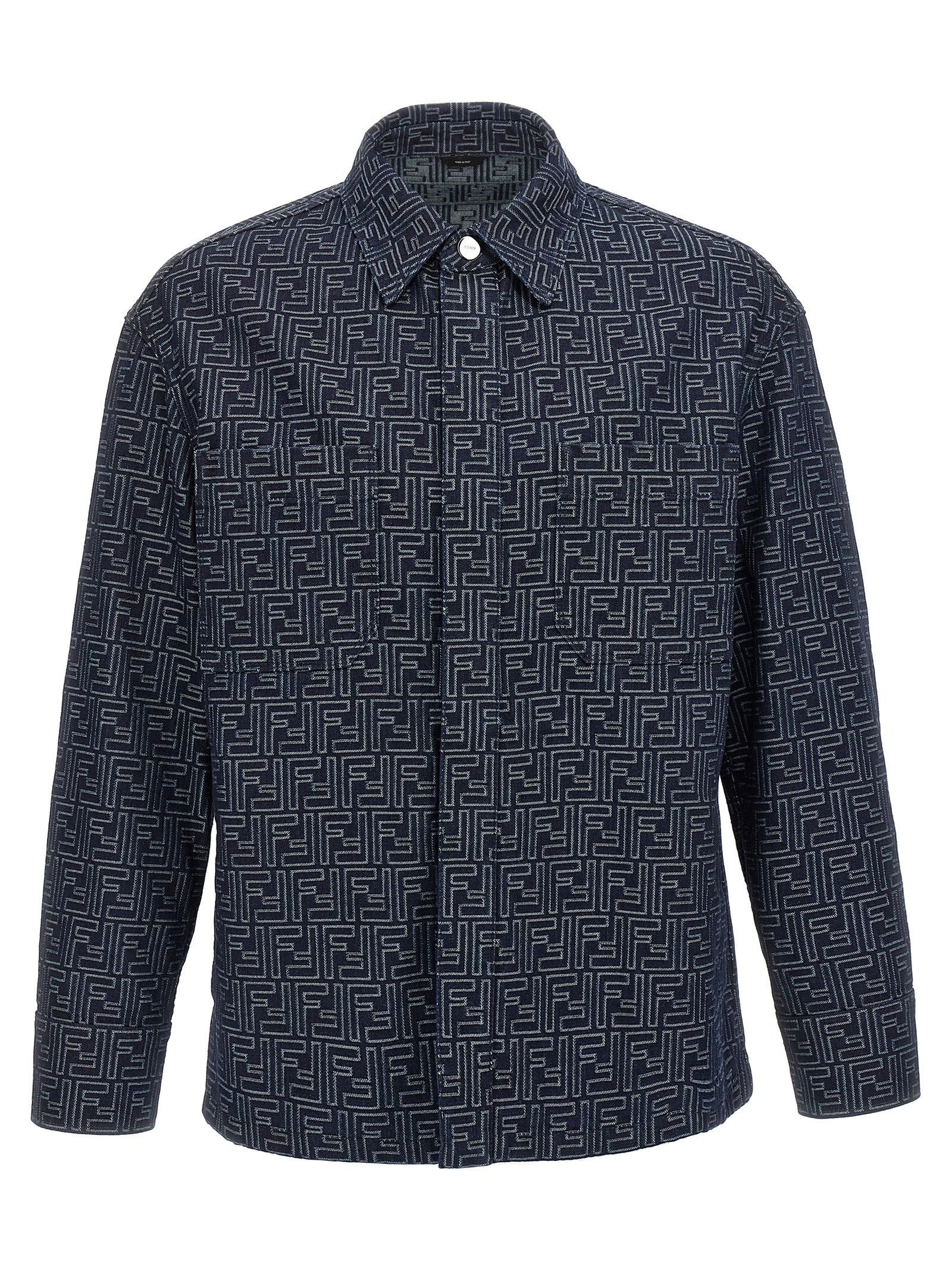 Fendi Overshirt Denim Ff Size US M / EU 48-50 / 2 - 1 Thumbnail
